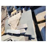 Assorted Concrete Pavers and Stone Slabs