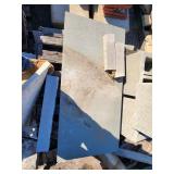 Assorted Concrete Pavers and Stone Slabs
