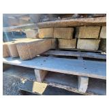 Pallet of Concrete Bricks and Blocks for Construction