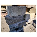 Pallet of Concrete Bricks and Blocks for Construction