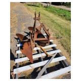 Used Two-Bottom Moldboard Plow Farm Attachment