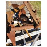 Used Two-Bottom Moldboard Plow Farm Attachment