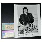 Rodney Dangerfield Signed Ticket Stub and 8x10" Photo