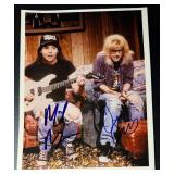 Mike Myers and Dana Carey Signed Wayne