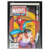 Ultimate Spider-Man & Wolverine #1 Comic Book Signed by Brian Michael Bendis Limited Series Numbered 185/1500 With COA