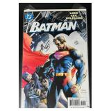 Batman #612 With Superman Comic Book Signed By Jeph Loeb Limited Series Numbered 1402/1939 With COA