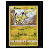 Pikachu Reverse Foil 2017 Pokemon SM Burning Shadows Card 40/147