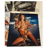 Ginger Lynn Allen (4) Signed 8x10" Photos and Letter
