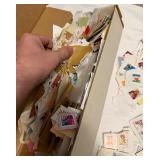 Stamps - Large Box of Thousands of Unique Stamps