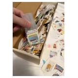 Stamps - Large Box of Thousands of Unique Stamps