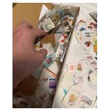 Stamps - Large Box of Thousands of Unique Stamps