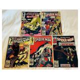 (5) Spider-Man Comic Books Vintage 1980