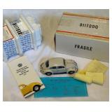 1967 Volkswagon Beetle Die-Cast Model Car Franklin Mint In Box