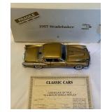 1957 Studabaker Die-Cast Model Car Danbury Mint In Box