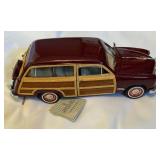 1949 Ford Woody Wago Die-Cast Model Franklin Mint In Box