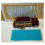 1949 Ford Woody Wago Die-Cast Model Franklin Mint In Box