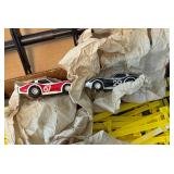 Vintage Tyco Daredevil Cligg Hangers Racing Cars and Track In Box