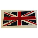 Def Leppard Band Signed Plate - Rick Savage, Vivian Campbell, Phil Cohen, Joe Elliott, Rick Allen