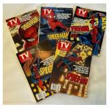 (5) Spider-Man Comic TV Guide Books