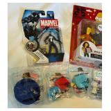 (6) Various Toys - Spider-Man, School House Rock, Weird Al Simpsons