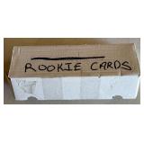 Baseball Card Box Labeled "Rookie Cards"