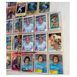 George Brett  Large Baseball Card Collection in Binder Sheets