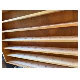 Baseball Dispay Case Solid Wood Holds 60 Baseballs (1)