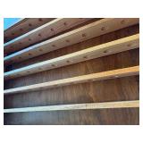 Baseball Dispay Case Solid Wood Holds 60 Baseballs (2)