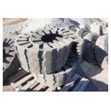 One Pair Over The Tire Skid Loader Skid Steer Rubber Tracks