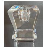 P - Pair of Crystal Candle Holders
