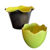 P - Two Modern Ceramic Vases