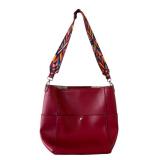 P - Bromen Boho Crossbody Handbag with Wide Colorful Shoulder Strap