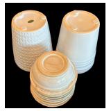 P - Three Lovely Planters / Vases