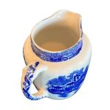 P - Set of 3 Blue and White Vintage Pitchers and Cup by Mason