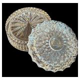 P - Waterford Wine Bottle Coster and Libbey Glass Ashtray
