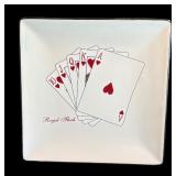 P - Set of 3 American Atelier Casino Royale Poker Plates