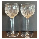 P - Pair of Waterford Crystal Colleen Hock Stemware