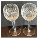 P - Pair of Waterford Crystal Colleen Hock Stemware