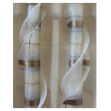 P - Set of 4 Dadant & Sons Beeswax 12 Inch Spiral Candles in Original Boxes