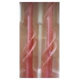 P - Set of 4 Dadant & Sons Beeswax 12 Inch Spiral Candles in Original Boxes