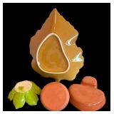 P - Decorative Collection with Leaf Platter, Floral Candle Holder, Covered Dish and More