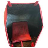 P - Coach Reversible Signature City Tote Bag