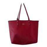 P - Coach Reversible Signature City Tote Bag