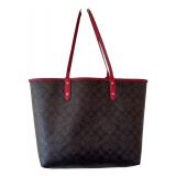 P - Coach Reversible Signature City Tote Bag