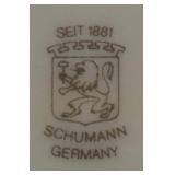 P - Set of 6 Schumann Germany Fruit Motif Porcelain Plates
