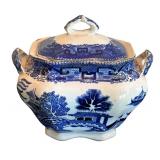 P - Vintage Blue and White Porcelain Collection by Wedgwood, Meito, Buffalo Pottery and More