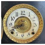 P - Antique E. Ingraham Mantle Clock with Ornate Columns