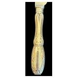 P - Set of 7 Vintage Silver Plated Spreaders with Ornate Handles