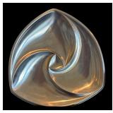 P - Collection of 2 Silver Plated Platters with Leaf and Bird Salt and Pepper Shakers