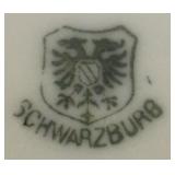 P - Vintage Schwartzburg Platter with Two Covered Casserole Dishes